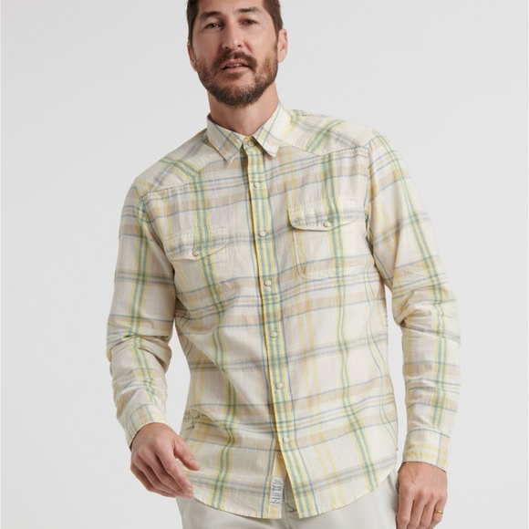 Lucky Brand Other - Lucky Brand Plaid Santa Fe Western Shirt Boutique